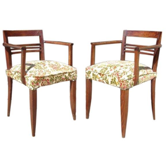 Pair of Low Back Armchairs