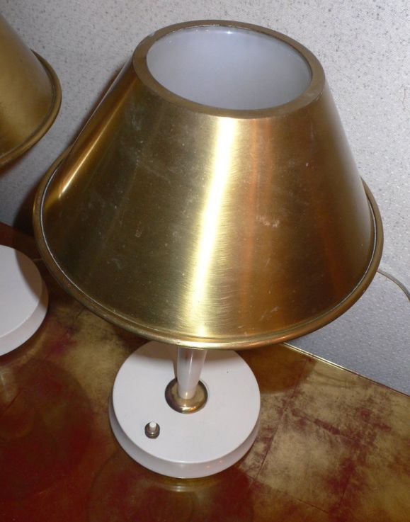 Français Paire de lampes de table Perzel en vente