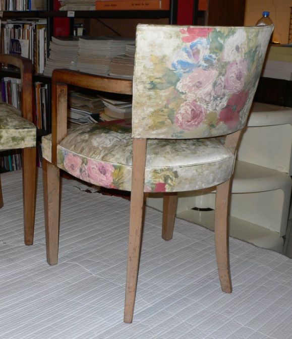 French pair of armchairs attributed to J. ADNET