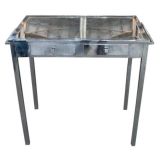 J ADNET metal table