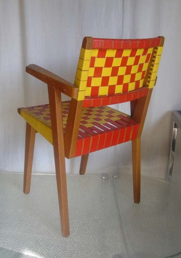 20ième siècle Paire de chaises par J. RISOM en vente
