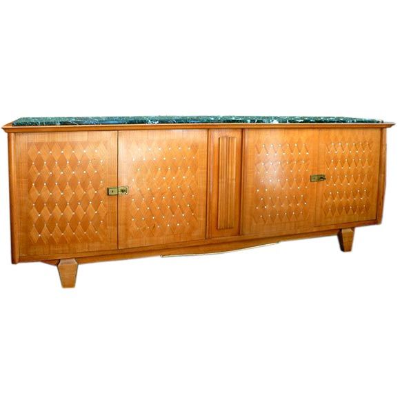 Large Cherrywood Sideboard For Sale