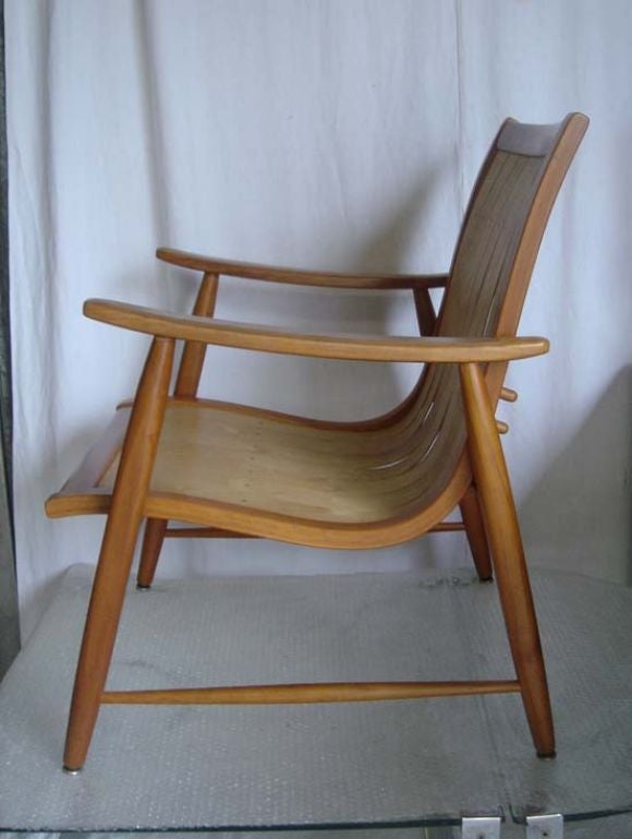 Mid-Century Modern Jakob Müller Armchair with Adjustable Seat 