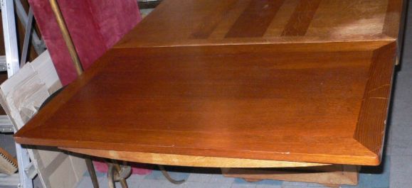 French Dining Table by Charles Dudouyt For Sale