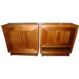 pair of cabinet by Charles Dudouyt