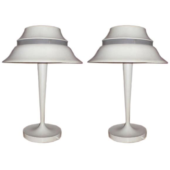 Pair of Table Lamps by Jean Perzel