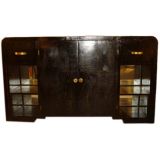 blackened oak cabinet