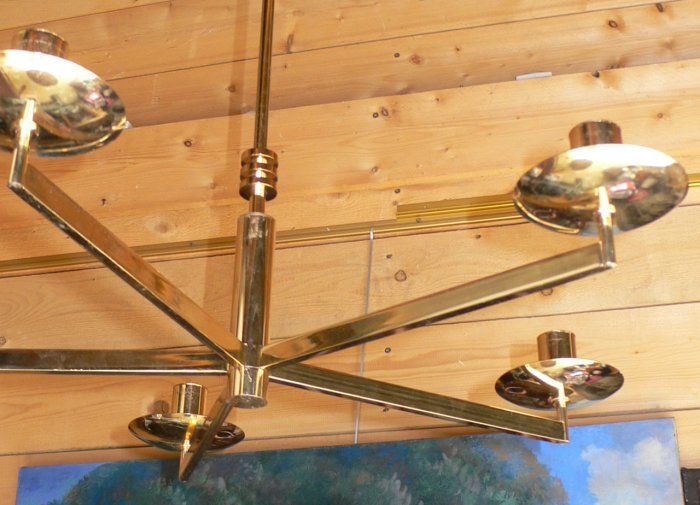 French Pair of Ceiling Lights