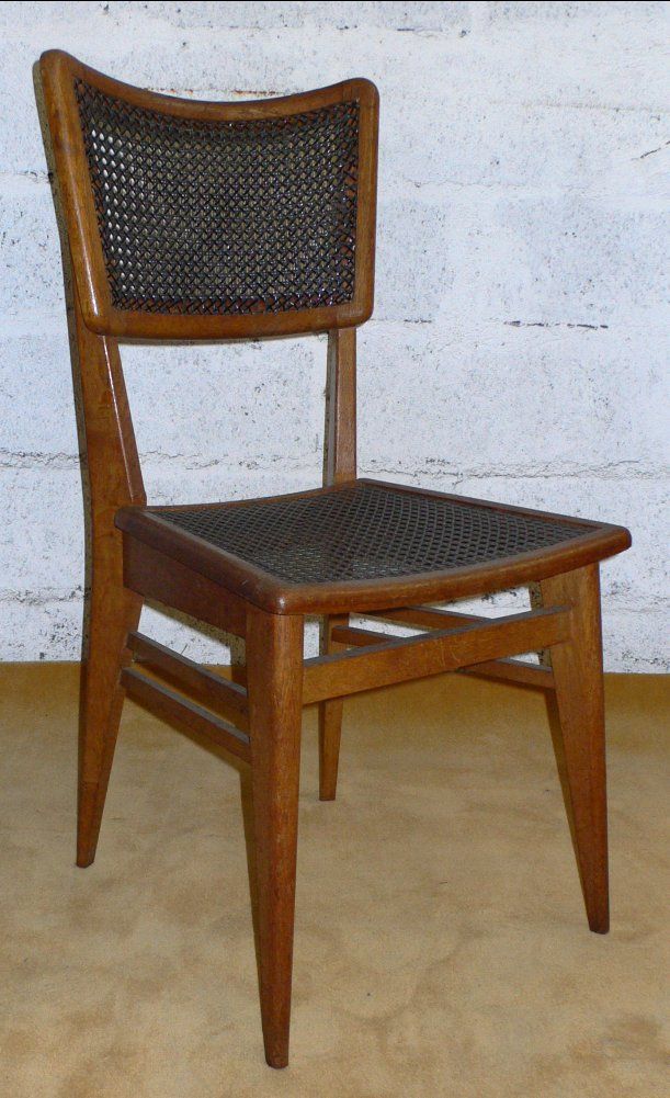 Original set of 12 dining chairs by Maple & Cie.