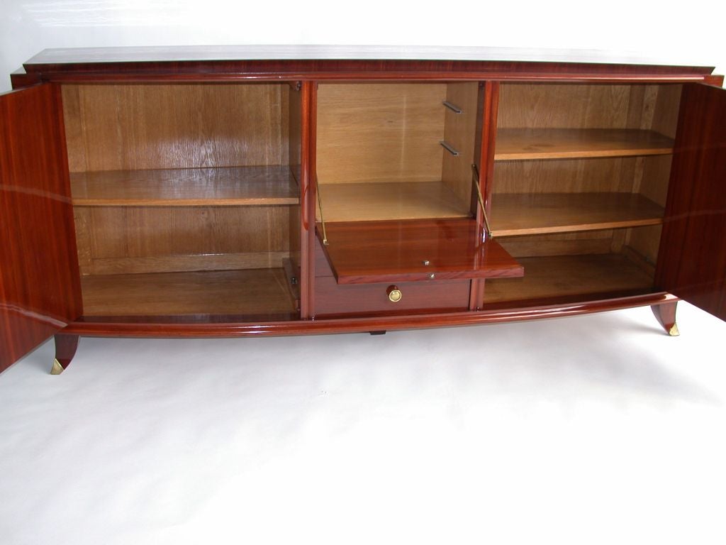 Mid-20th Century A Fine French Art Deco Marquetry Sideboard For Sale