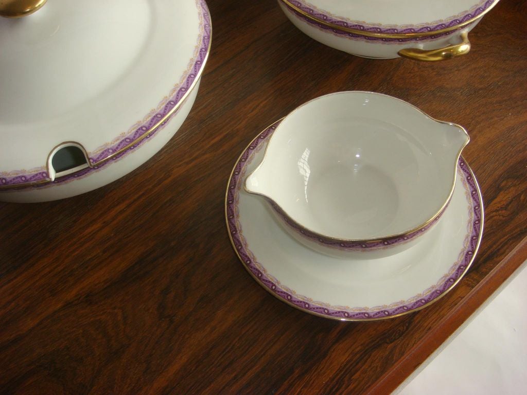 Art déco Service de table français de Limoges par Ahrenfeldt en vente