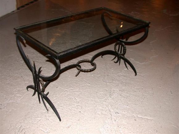 French 1950's Wrought Iron Coffee Table
Dealer Ref: #12