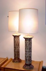 JAMES MONT PAIR OF LAMPS