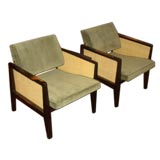 Vintage Pair of Edward Wormley Lounge Chairs for Dunbar