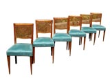 Set of Six French dining chairs