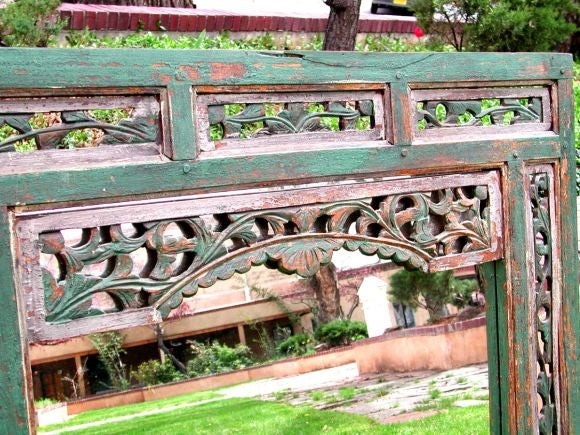Hand Carved Balinese Mirror