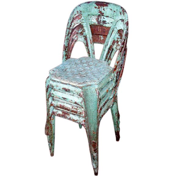 Set of Four 1920s Bistro Chairs