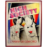 French High Society Poster
