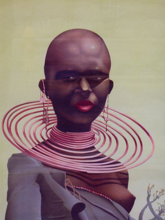 1930s East African Masai Poster