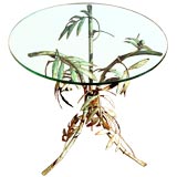French Tole Side Table