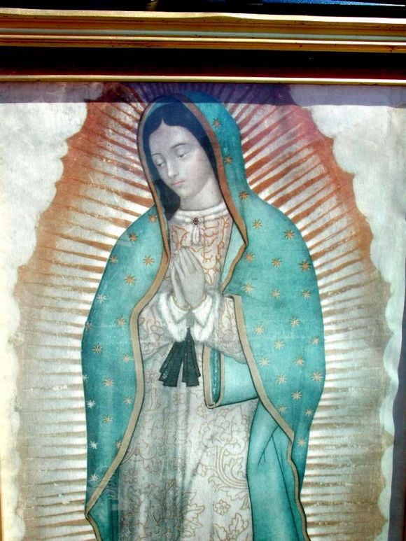 Reproduction of the Virgin of Guadalupe from the LONDA RONSTADT COLLECTION.