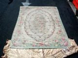 Vintage Savonnerie style Rug from the LINDA RONSTADT COLLECTION