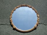 Vintage Round Gilded Mirror from the LINDA RONSTADT COLLECTION