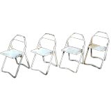 Set of Four French Art Deco Children's Chairs