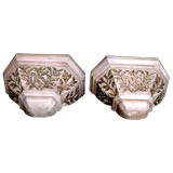 Giant Pair of Art Nouveau Consoles Giant Pair of Art Nouveau Consoles