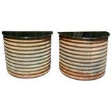 Pair of Industrial Consoles