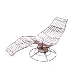 1950s Swivel Rocking Lounge Chair Base