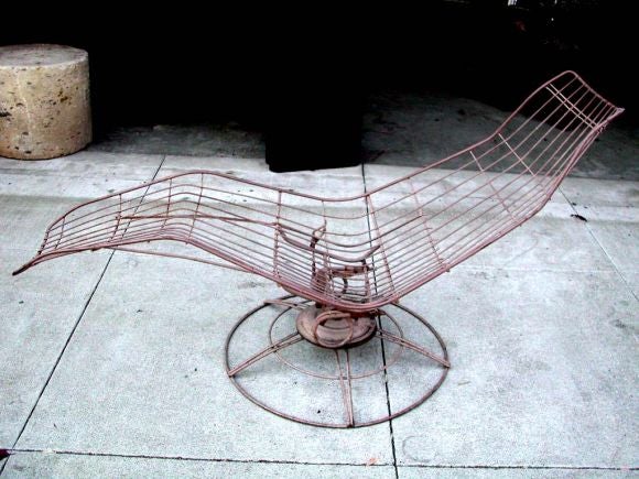 1950s Swivel Rocking Lounge Chair Base