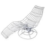 Chic Mid Century Swivel Lounge Chair