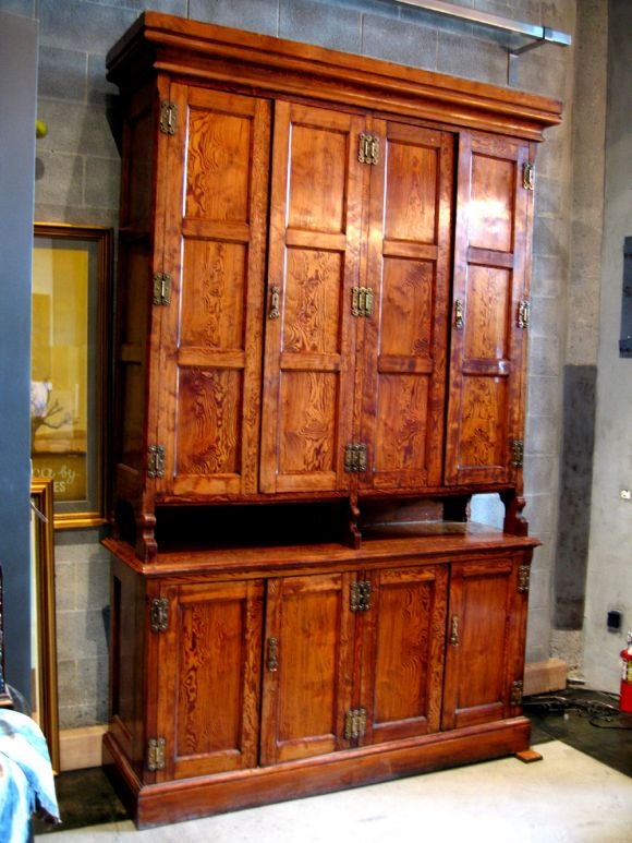 Monumental English University Library Cabinet