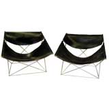 Pair of Pierre Paulin Butterfly Chairs #675