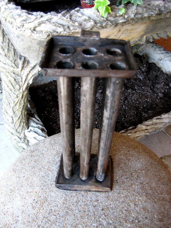 American Sculptural Tin Candle Mold