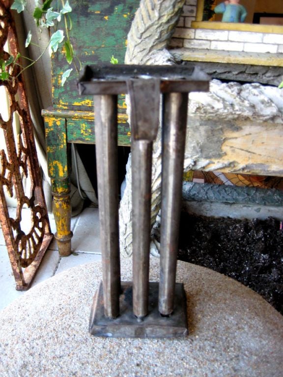 Mid-20th Century Sculptural Tin Candle Mold