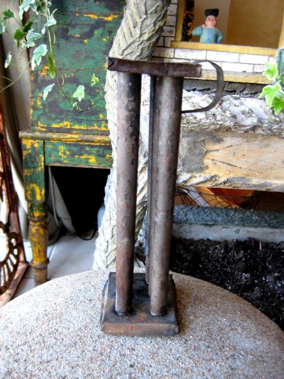 Sculptural Tin Candle Mold 1