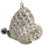 Bagues-inspired French Art Deco Crystal Butterfly Chandelier