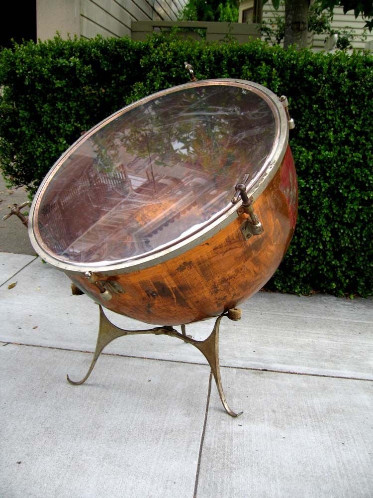 Copper Spotlight Table