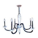 Black and White "Ritz" Crystal Chandelier