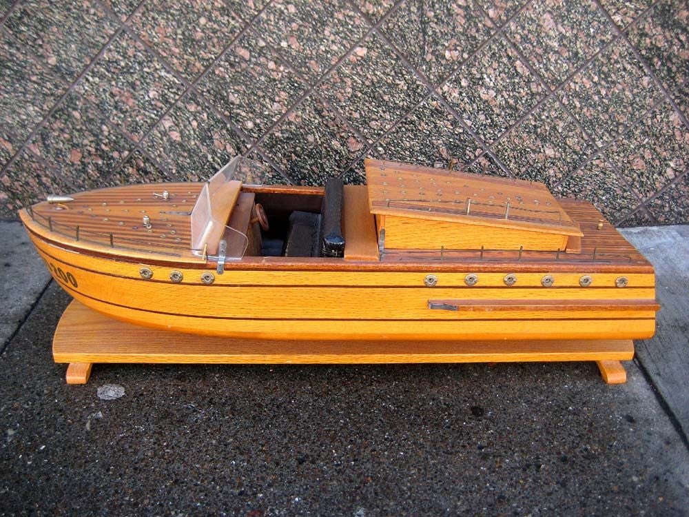 Masterful Mid Century Prison Art Boat Model