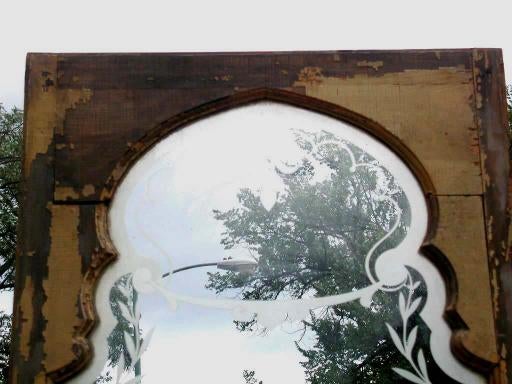 20th Century French Etched Glass Telephone Door