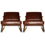 Pair  Milo Baughman Chairs