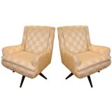 Pair Vladamire Kagan style Arm Chairs