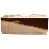 Reverse painted Credenza by Directional