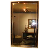 Vintage Faux bamboo giltwood mirror