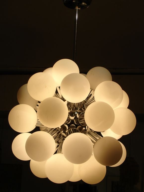 Chrome Starburst Chandelier