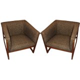 Vintage Pair of cube chairs