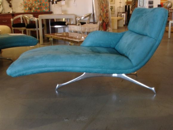 Pair of Vladimir Kagan lounge chairs.